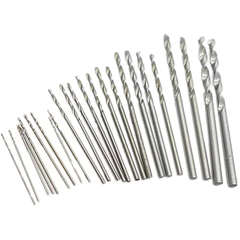 Hand Drill Drilling Chuck Adjuestable Micro Pin Vice 0.3-2.5mm+25pcs Micro Twist Drill Bit Set for DIY Jewelry Carving Tool