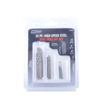 Hand Drill Drilling Chuck Adjuestable Micro Pin Vice 0.3-2.5mm+25pcs Micro Twist Drill Bit Set for DIY Jewelry Carving Tool