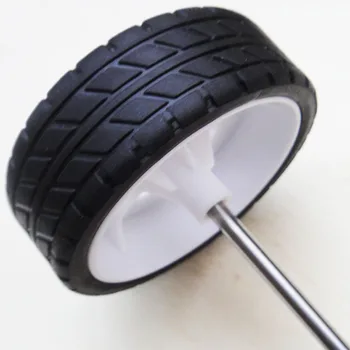 F17675 / 7 JMT 4Pcs 38mm 1:20 Rubber Tire Model Wheel DIY Robot Accessories Toy Parts for RC Car