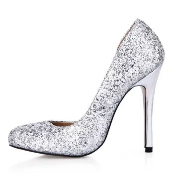 2017 Sequin Cut-Outs High Heeled Bridal Wedding Shoes Stiletto Sandals bride shoes Lady Party Prom Pumps female shoe