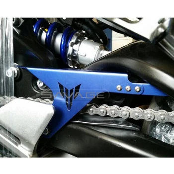 For Yamaha MT09/FZ09-2016, FJ-09 / MT-09 Tracer-2016 Motorcycle CNC Aluminum Chain Guards Cover Protector Blue
