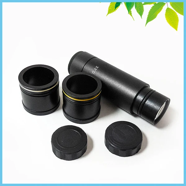 0.4X C Mount Adapter Microscope Reduction Lens CCD Adapter C Mount Microscope Adapter for Industry Microscope Camera Eyepiece