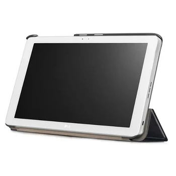 100pcs Ultra Slim Tri-Fold PU Leather Case Stand Cover for LG Gpad G Pad 3 G PAD3 10.1 X760 Tablet