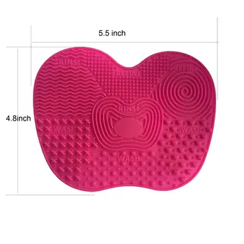Silicone Makeup Brush Cleaning Mat Washing Tools Hand Tool Large Pad Sucker Scrubber Board Washing Cosmetic Brush Cleaner P15