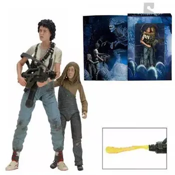 Movie Collectible Alien2 Ripley with a Girl Ver. PVC Action Figure 18cm high Toy Gift no box
