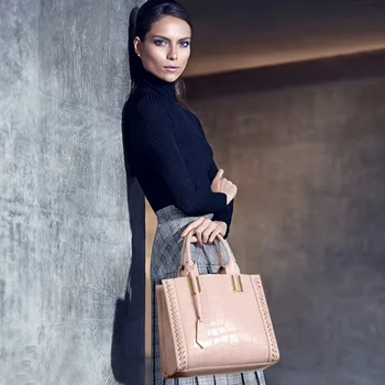 New women shoulder bags European and American Style crocodile pattern handbags Fashion Luxury female tote bags crossbody bags