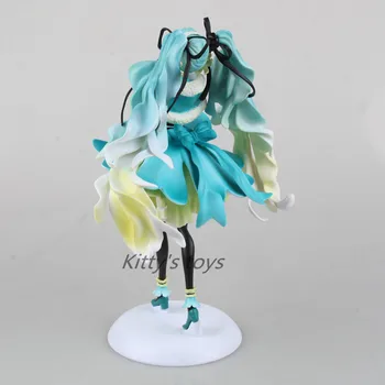 New Anime Doll Vocaloid Hatsune Miku Snow in Summer 1/7 Scale Pre-painted PVC Action Figure Model Toy 28cm