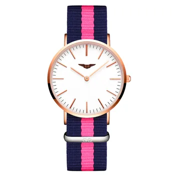 Brand GUANQIN Women Watch Sport Canvas Strap Watches Ladies Luxury Quartz Watch Female Waterproof Wristwatches Relogio Feminino