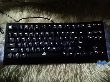 Mechanical keyboard tenkeyless TKL gaming keyboard JAKI JD87 LED backlit USB NKRO cherry mx switches brown blue dota