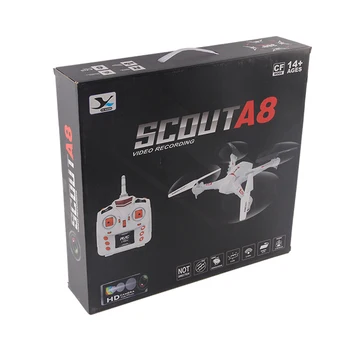 688-A8 Rc Helicopters Headless Mode One Key Auto Return 2.4G 6 Drones RC Quadrocopter With 6 Axis 2MP HD Camera