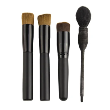 4Pcs/Set Bamboo Handle Foundation Powder Concealer Makeup Brushes Set Kits Hot Selling