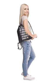 Unisex Emoji Backpacks 3D Printing Bags Drawstring Backpack Students School Bag Mochila Feminina Sack Bags