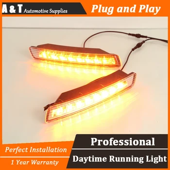 A&T car styling For VW beetle LED DRL For beetle led fog lamps daytime running light High brightness guide LED DRL
