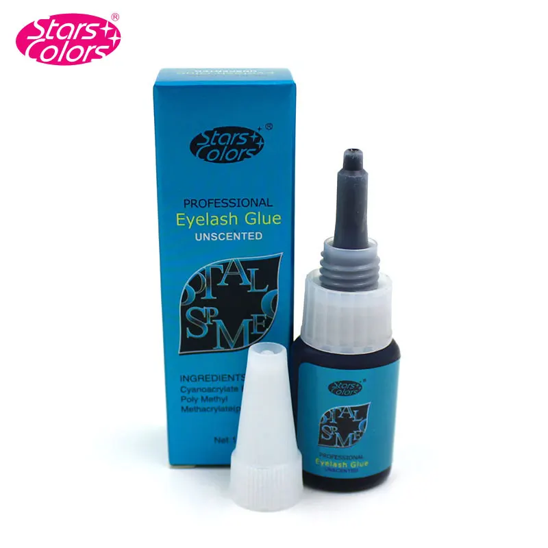 5PCS 15ml Excellent False Eyelash Glue no odor no stimulation Eyelash Extension Glue Black Fast Dry Glue For Eye Lashes