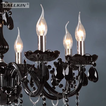 8 Lights Crystal Pendant Light Modern Indoor Lighting Hanging Lamp Guarantee Lustres Luminaire Fixtures VALLKIN