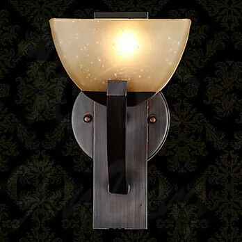 Vintage Copper LED Wall Lamp light With 1 Light, LED Wall Sconces ,For bedroom Syudy,AC,E27,Bulb Included