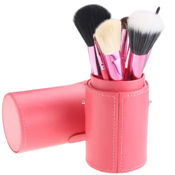 2017 NEWAnd Make Up Brush Case Brushes Holder Tube Professional Makeup Brush Set 12pcs Makeup Tools M3
