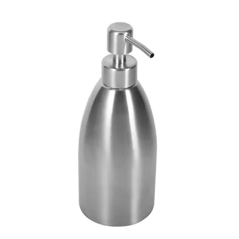 New 500ml Stainless Steel Soap Dispenser Kitchen Sink Faucet Bathroom Shampoo Box Soap Container