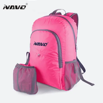 NAVO Water Resistant Back Pack Foldable Backpack Men Women Lightweight Portable Package Bag Sac a dos pliable Zaino BP-ZD20