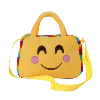 Women messenger bags Popular Cute Emoji Emoticon Shoulder School Bag Satchel Rucksack Crossbody Handbag Valentine's Day gift2017