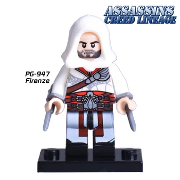 1PC New Movice Assassin's Creed diy figures Kenway Dorian Cormac Firenze Building Blocks Superheroes Bricks kids Toys Xmas Gift
