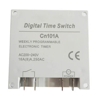 AC220V-240V 16A LCD Digital Programmable Control Power Timer Time Switch Microcomputer chip advertising light boxes