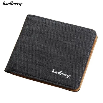 Man Canvas Mens Wallets Top Quality Wallet Card Holder Multi Pockets Credit Cards Purse For Male Simple Design Brand Purses