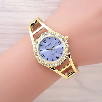 2017 Rhinestone Whirlwind Design Metal Weave Clock female Dress Girls Bracelet Bangle Quartz Watch Woman Wristwatch gold relojes