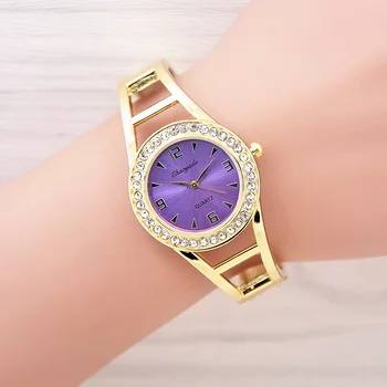 2017 Rhinestone Whirlwind Design Metal Weave Clock female Dress Girls Bracelet Bangle Quartz Watch Woman Wristwatch gold relojes