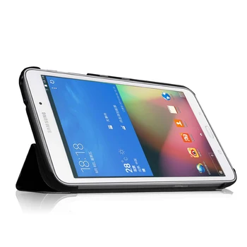 Tab 4 SM-T330 T331 tablet smart book cover case - Ultra Slim Cover for Samsung galaxy Tab 4 8.0 SM-T330 T331 magnet closure Case