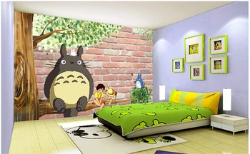 Custom papel DE parede infantil anime for children room sitting room background wall vinyl which papel DE parede