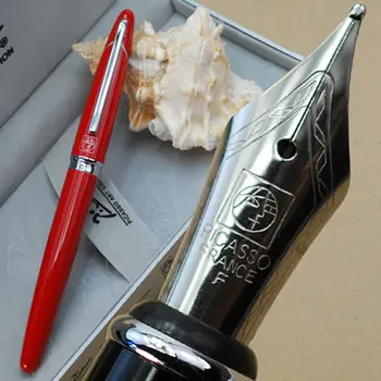 Picasso 919 red green black 3 colours financial pen luxury fountain pen 0.5mm Iridium Nib Ink Pens for Business Christmas Gift