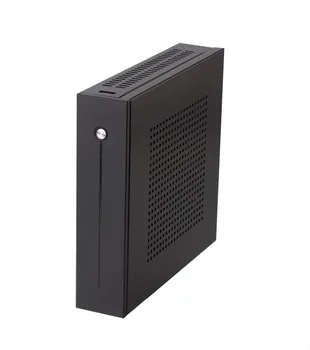 Realan SECC Mini ITX Case E-T3 Slim HTPC Desktop Computer with WallMount Bracket & VESA