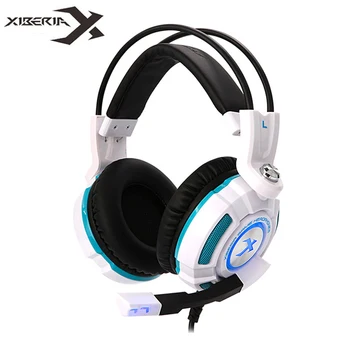 XIBERIA K3 Headphones with Microphone Virtual 7.1 Surround Sound Stereo Bass Gaming Headset for Computer Gamer Casque Audio