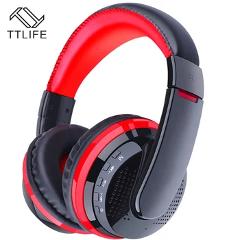 TTLIFE Bluetooth 4.1 headset Wireless Stereo Headphones auriculares Noise Cancelling Support TF Card with Mic for iPhone Samsung