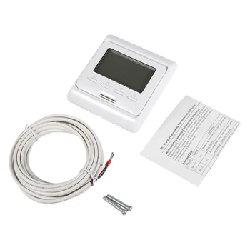 New Digital LCD Display Weekly Electronic Programmable Floor Heating Thermostat Controller AC 230V