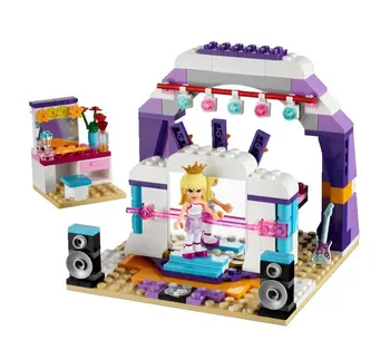 BELA Friends Series Rehearsal Stage Building Blocks Classic For Girl Kids Model Toys Marvel Compatible Legoe