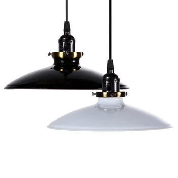 Black/White Iron Vintage pendant lamp Retro Industrial DIY Pendant Lamp Ceiling Lamp Edison Light Fixture Lamp