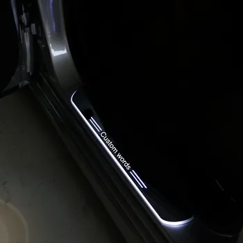 COOL!! custom LED not stainless scuff plate door sill 4pcs/set car accessories for 4pcs custom moving LED For Honda CR-V