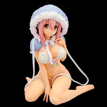 Anime Super Sonico Sexy Figure Christmas Ver. 1/7 Scale Prepainted Sexy PVC Action Figure Collectible Toys Doll 12CM