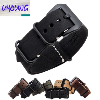 Leather Watchband chain thickening adapter sterculia PAM111 watch 24mm watch fittings soft