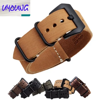 Leather Watchband chain thickening adapter sterculia PAM111 watch 24mm watch fittings soft