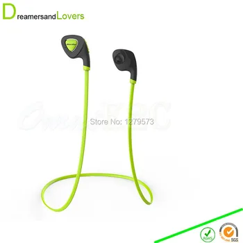 In-ear Wireless Bluetooth Earphones 4.1 Sweat Proof Sports Earphones Music with Microphone for Iphone Samsung Smartphones Green