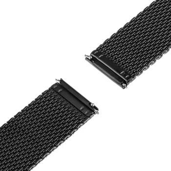 22mm Quick Release Watch Band Stainless Steel Strap for Samsung Gear S3 Classic Frontier Garmin Fenix Chronos Milanese Bracelet