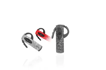 Brand EX02 Stereo Bluetooth Video Games Headset with Black/Red/Desert Camouflage Faceplates for Sony Play Station 3 / PS3