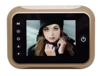 3.5 inch High Definition Digital Peephole Viewer 3X Digital Zoom Door Viewers Camera with IR LED Night Vision Lights with box