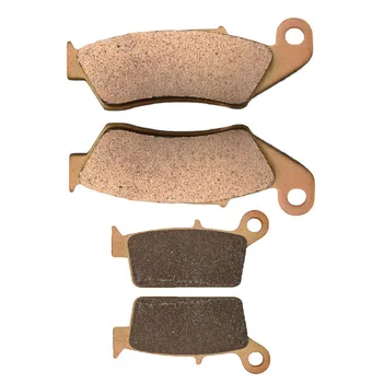 Motorcycle Parts Front & Rear Brake Pads Kit For KAWASAKI KX250F (T6F/T7F/T8F) 2006-2008 Copper Based Sintered