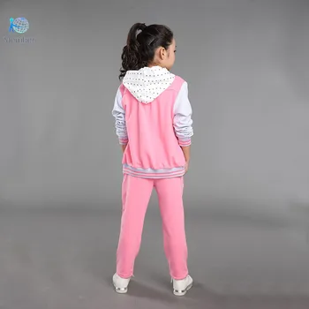Girls clothes kids clothes suit children clothing baby girl clothes Spring new Long sleeved sports suit for children 30#