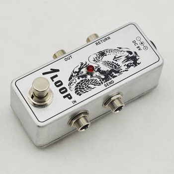 Mini Guitar Looper Effect Pedal Aluminum Loop switch box Effect Pedal Ture Bypass Channel Selection