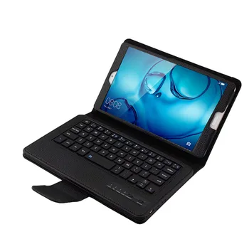 3-in-1 DETACHABLE Wireless Bluetooth Keyboard Case for Huawei MediaPad M3 8.0 8.4'' Tablet PU Leather Cover + US QWERTY Keyboard